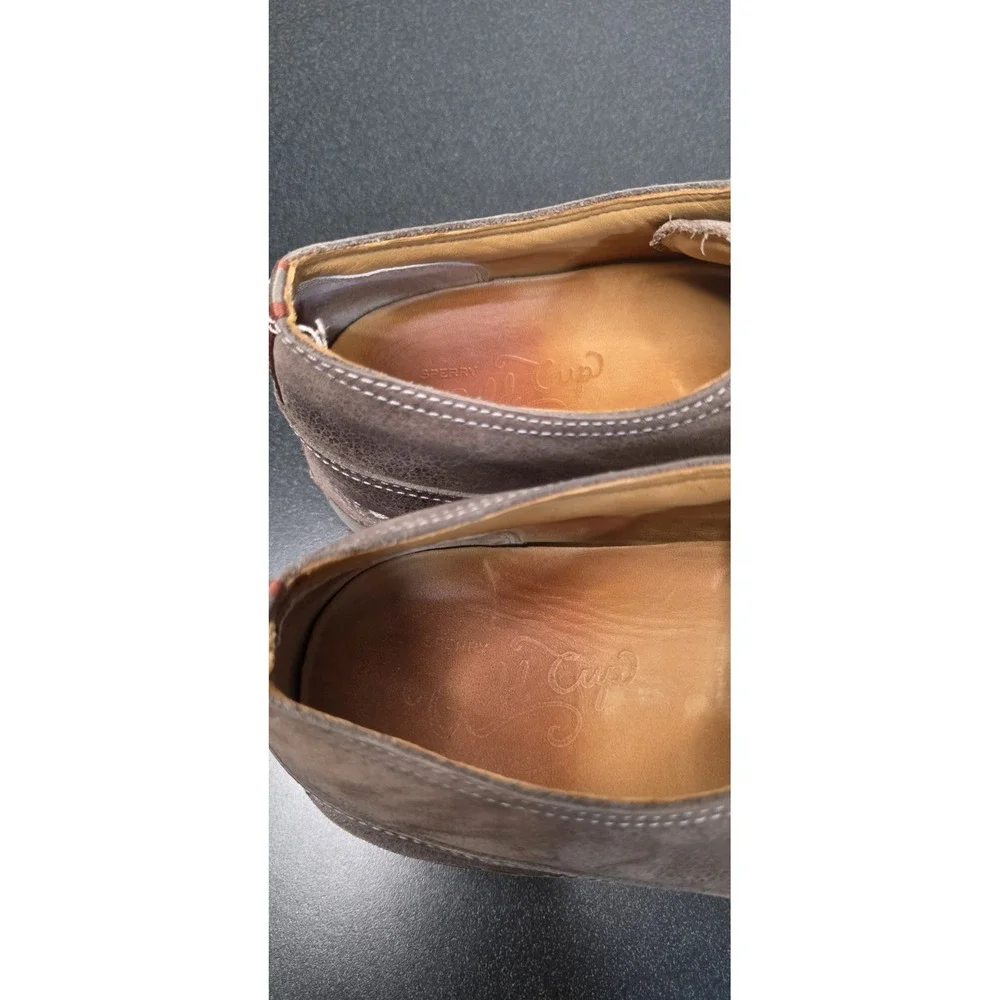 Sperry Top Sider Gold Cup Chukka Loafer Brown Leather Men 10M Career Casual Lace